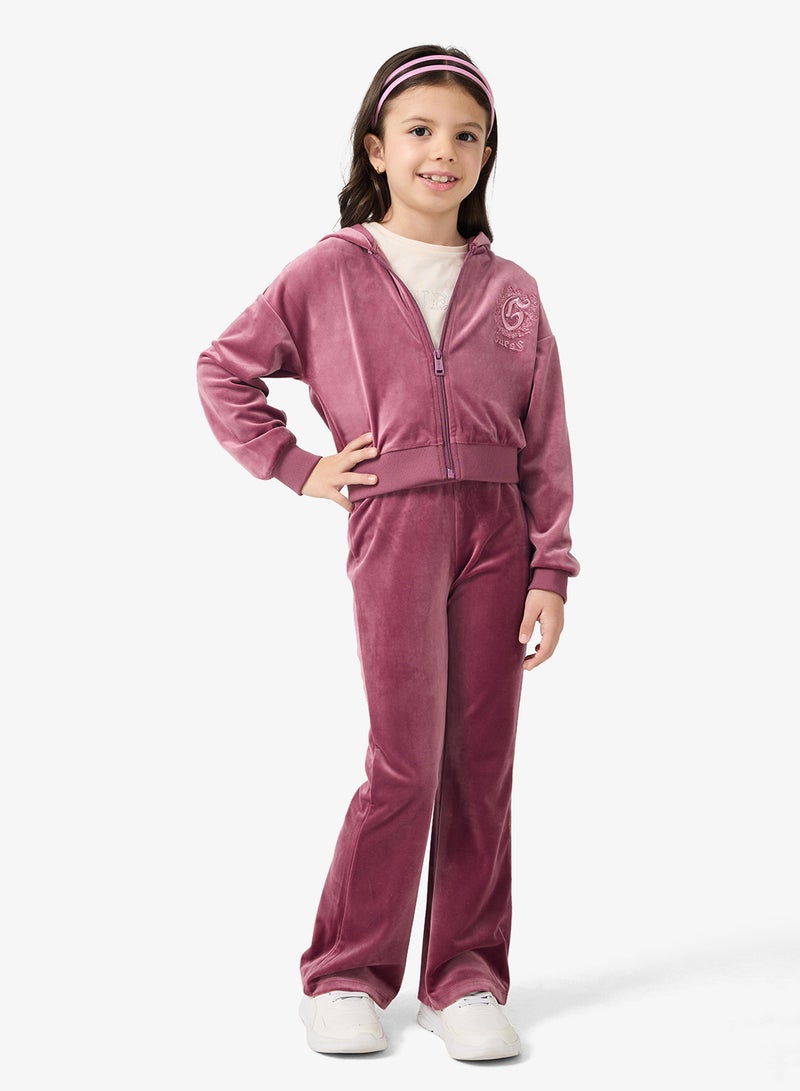 جس سويت شيرت أطفال بياقة مستديرة بطبعة جرافيك - Image 4